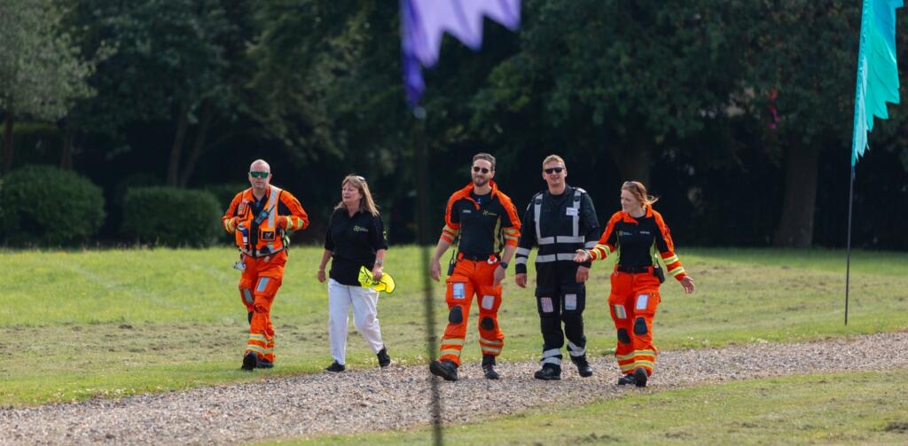Wiltshire Air Ambulance Hartham Park Cotswolds.