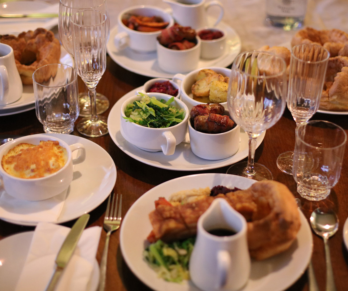 Perfect Sunday Roast at Wiltshire Mansion