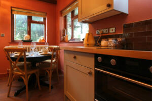 Lodge Rental Hartham Wiltshire Kitchen Scaled
