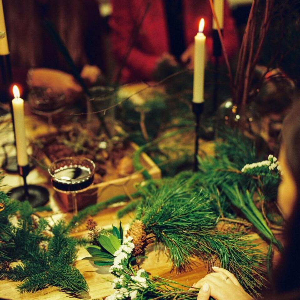 Christmas Wreath Making Workshop Bath Chippenham Hartham Park Aspect Ratio 1000 1000